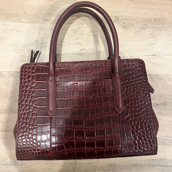 Radley London bag Deep Red Croc-Embossed - Picture 2 of 12